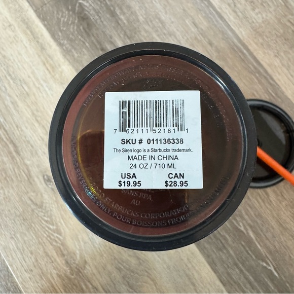 Starbucks Halloween 2020 Night Stripe Gold Tumbler Venti 24oz (TARGET EXCLUSIVE) - Picture 5 of 6